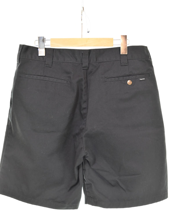シュプリーム SUPREME 21SS WORK SHORT ワーク ショーツ  ハーフパンツ ブラック 32 103MB-608