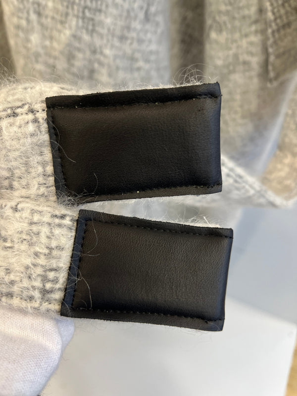 ディウカ divka モヘア混 ロングコート DK14-11-C02 コート グレー サイズ2 101LT-241