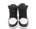 ナイキ NIKE AIR JORDAN 1 MIDエアジョーダン 1 ミッド  554724-177  メンズ靴 スニーカー ブラック 26.5cm 103S-1206