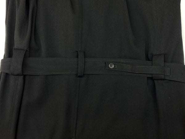 ヨウジヤマモト Yohji Yamamoto REGULATION WOOL GABARDINE COAT ウール ギャバジン コート フーディ ロング ジャケット 黒 HR-C01-140 サイズ 3 ジャケット 無地 ブラック 104MT-1704