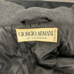 ジョルジオアルマーニ GIORGIO ARMANI フード付き フルジップコート ジャケット ブラック 201MT-4349