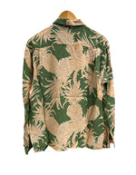 サンサーフ SUN SURF RAYON HAWAIIAN SHIRT “ISLAND PINEAPPLE” レーヨン アロハシャツ 緑 SS28785 長袖シャツ グリーン Lサイズ 101MT-4851