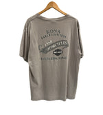 ハーレーダビッドソン Harley-Davidson 00's An American Edition MORTERCYCLE イーグル モーターサイクル バイク バーアンドシールドロゴ 両面 プリント - Tシャツ ブラウン 101MT-4540