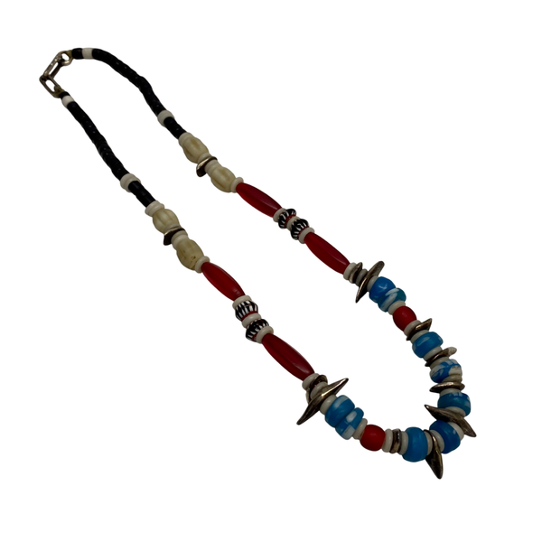 【曜日割引対象外】 【中古】マウントヒル Mt.hill Bohemian Short Necklace メンズジュエリー・アクセサリー インディアンジュエリー ネックレス・ペンダント マルチカラー 201goods-667 VB