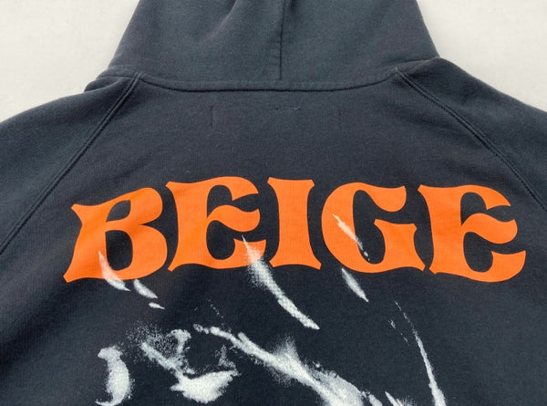 オフホワイト OFF-WHITE 19AW WOMEN PORTRAIT DOUBLE ZIP HOODIE ウーマン ポートレート ダブルジップ フーディ パーカー 紺 OMBE007F19E30014 パーカ プリント ネイビー Mサイズ 104MT-1239