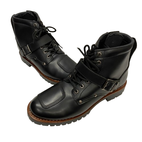 アヴィレックス AVIREX YAMATO バイカーブーツ メンズ靴 ブーツ エンジニア ブラック 27.5cmサイズ 201-shoes1359