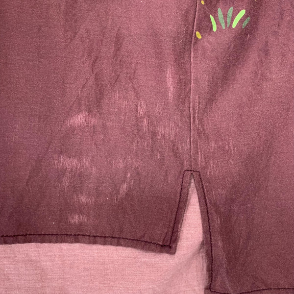 インク ink オープンカラーシャツ 半袖シャツ レッド Mサイズ 201MT-3765