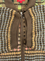 シュプリーム SUPREME 23SS Gradient Grid Zip Up Polo グラディエント グリッド ジップアップ ニット ポロ  半袖シャツ マルチカラー Lサイズ 101MT-4553