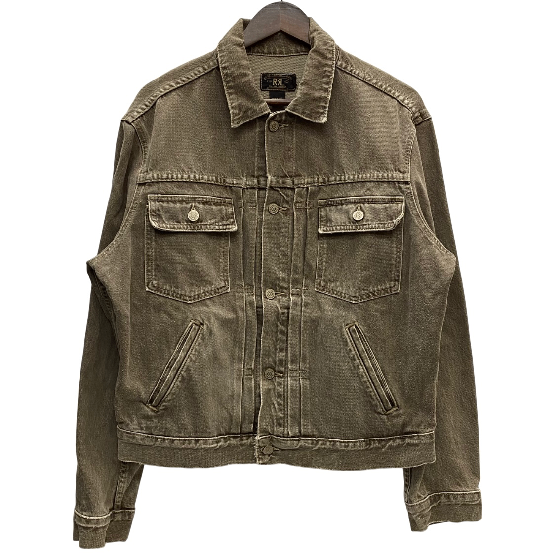 RRL ダブルアールエル デニムジャケット M 90's USA製 三ツ星タグ 90's RRL ダブルアールエル デニムジャケット 三ツ星タグ ラルフ