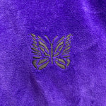 ニードルス Needles ベロア R.C. Track Jacket NS251 ジャージ パープル Mサイズ 201MT-4582