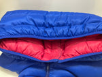 パタゴニア PATAGONIA 80s 80's DOWN VEST リップストップ コバルトブルー ピンク Rマーク vintage ヴィンテージ ベスト ブルー Sサイズ 101MT-3104