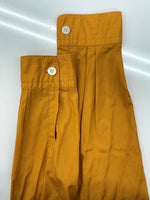 コムデギャルソン COMME des GARCONS HOMME 01AW WOOL 切り替え L/S SHIRT 長袖 シャツ 田中オム ドッキング リバーシブル ボタン ジップアップ 黄 赤 HC-B027 長袖シャツ チェック イエロー 104MT-1691