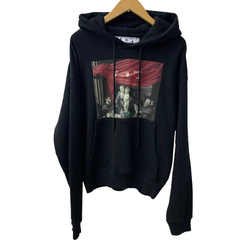 オフホワイト OFF-WHITE Caravaggio Over HOODIE OMBB037E20FLE003 パーカ ブラック Sサイズ 201MT-4306
