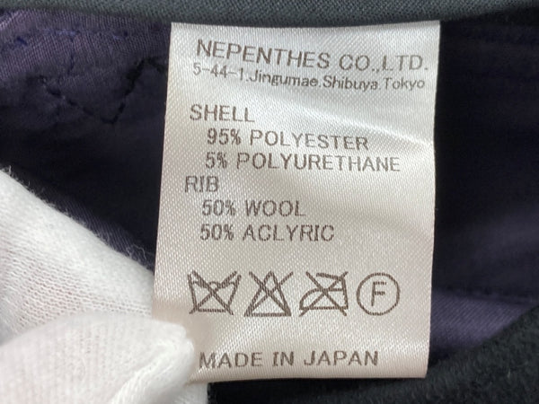 ニードルス Needles OLD オールド BB Jacket Synthetic Suede ベースボールジャケット ブルゾン ボンバージャケット シンセティック スエード ダブルジップ BLACK 黒 ジャケット ブラック XSサイズ 104LT-181