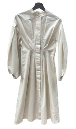 トゥデイフル TODAYFUL ウエストタック シャツ ドレス Waisttuck Shirts Dress ハイウエスト フロントボタン コットン COTTON 綿  IVORY アイボリー 12220318 ワンピース 無地 ベージュ SIZE36 104LT-157