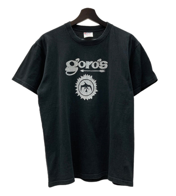 ヴィンテージ vintage 90's 90年代 goro's ゴローズ United Sports USA製 両面プリント ロゴ 黒 Tシャツ プリント ブラック Mサイズ 104MT-1192