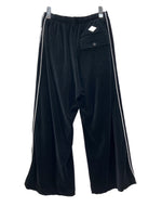 コンダクター el conductorH Velour Pants ベロア パンツ ジャージ トラック ワイド 刺繍 ボトム 黒 総柄 PD21AP05 ボトムスその他 ブラック サイズ 2 104MB-402