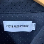 クーティープロダクションズ COOTIE PRODUCTIONS Punching Faux Suede Work Shirt 半袖シャツ ブラック XLサイズ 201MT-4402