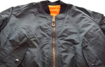 アルファ  ALPHA INDUSTRIES USA製 MA-1 フライトジャケット MIL-J-82790J ジャケット ネイビー Mサイズ 103MT-3241