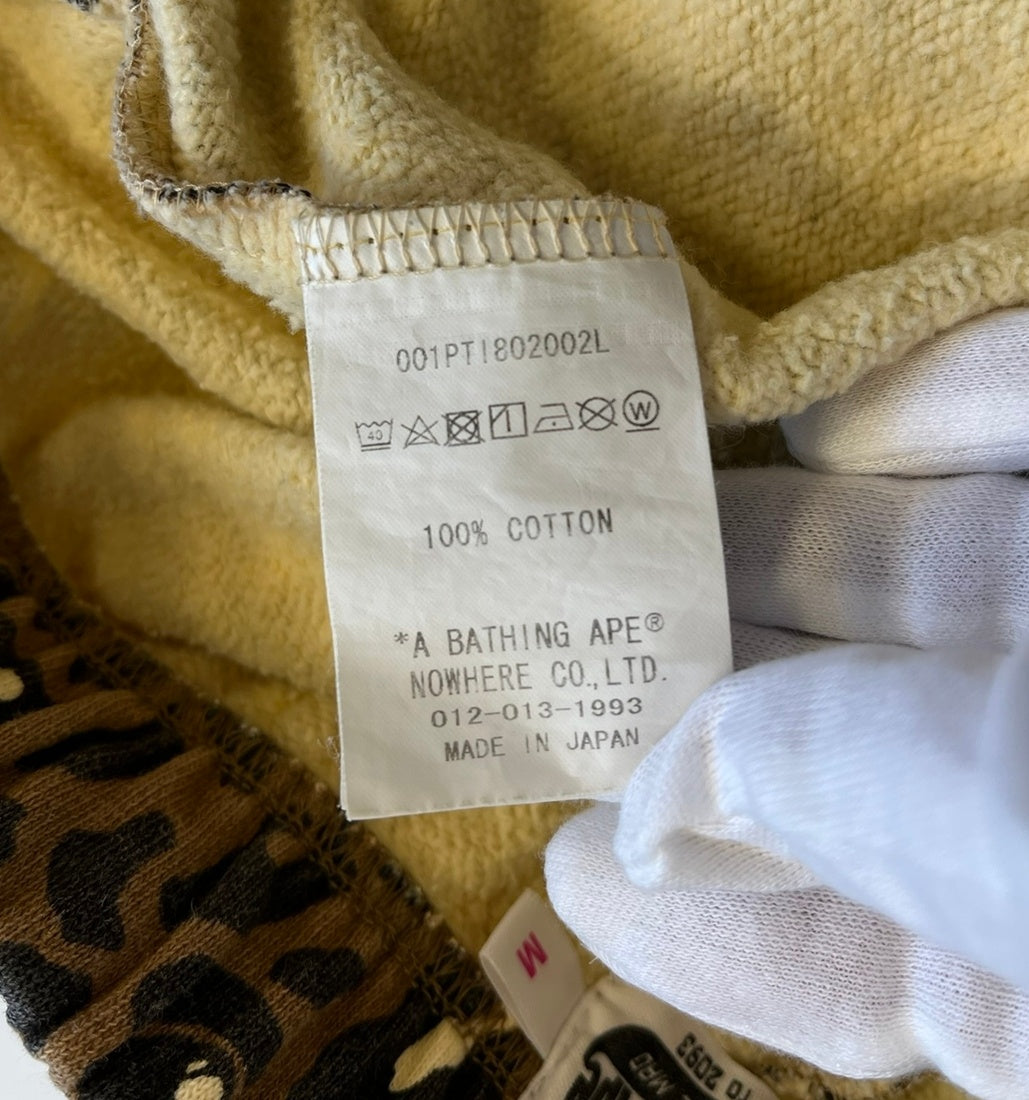 ア ベイシング エイプ A BATHING APE レオパード 豹柄 スウェット