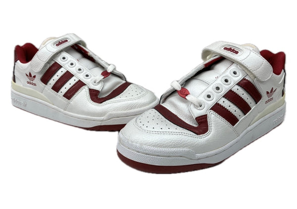 アディダス adidas 02年製 FORUM LO PAT MX フォーラム ロー デッドストック バスケ シューズ 白 赤 147086 メンズ靴 スニーカー ホワイト 27cm 104S-989