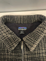 パタゴニア PATAGONIA 98年製 90s 90's USA製 ultra plush over shirt ウルトラプラッシュオーバーシャツ フリースジャケット チェック柄 XL ジャケット グレー 101MT-4803