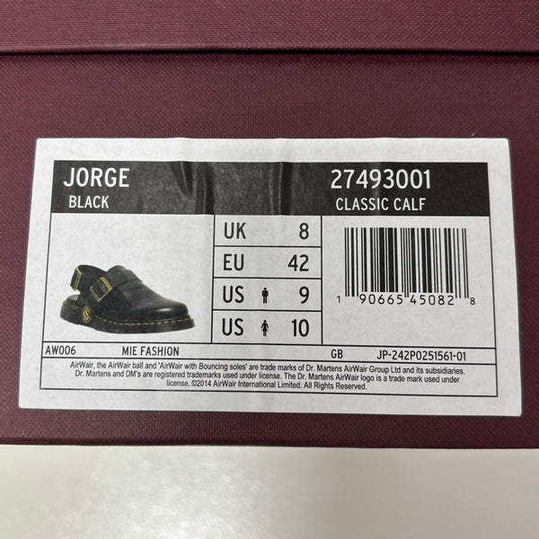 ドクターマーチン Dr.Martens ジョージ サンダル JORGE SANDAL 27493001 メンズ靴 その他 ブラック 27cmサイズ 201-shoes1151