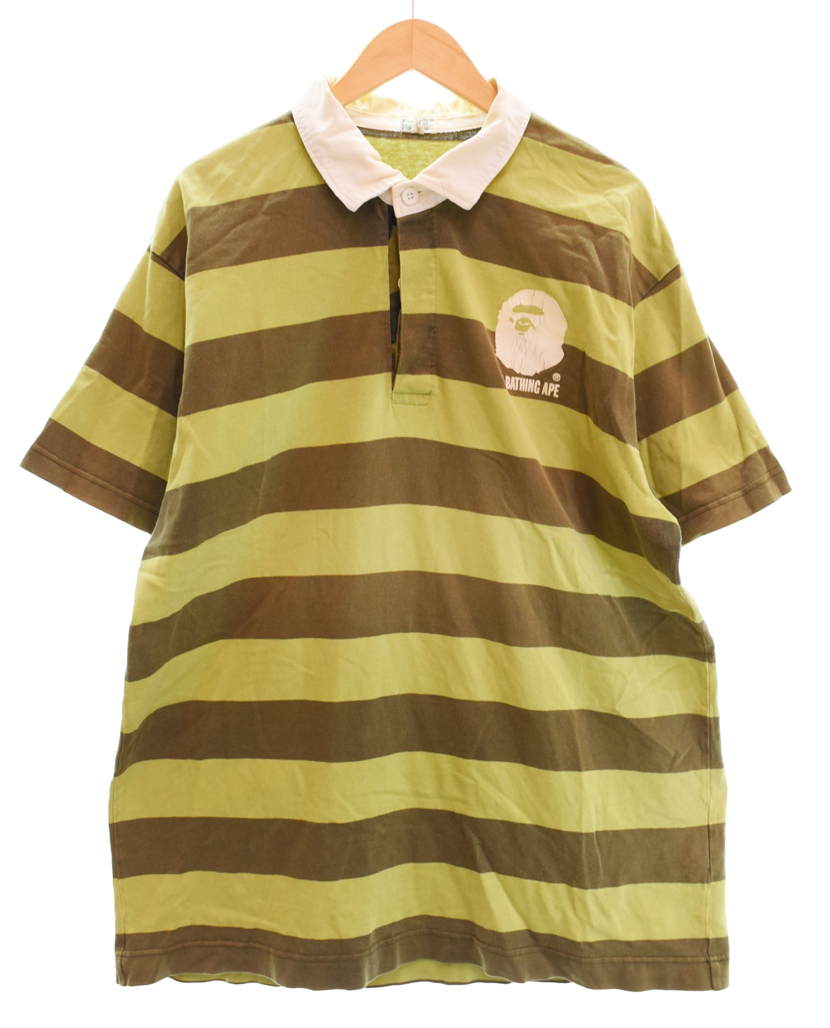 A BATHING APE ポロシャツ ラガーシャツ NOWERE サイズM A BATHING APE ポロシャツ ラガーシャツ NOWERE サイズM 【公式通販】