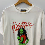 ヒステリックグラマー HYSTERIC GLAMOUR 23AW MONDO ROCK プリントTシャツ 02233CT05 Tシャツ ホワイト Lサイズ 201LT-447
