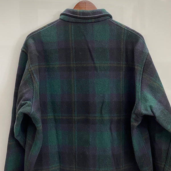 【曜日割引対象外】 ペンドルトン PENDLETON 60's バッファローチェック ウールジャケット ジャケット グリーン Lサイズ 201MT-4417 VB