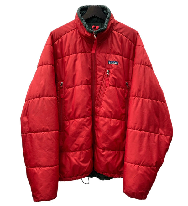 パタゴニア PATAGONIA Puff Jacket パフジャケット ナイロンパフィージャケット 中綿 赤 ジャケット ロゴ レッド Lサイズ 104MT-728