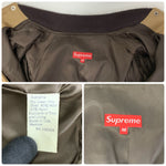 シュプリーム SUPREME 03FW 初期 スタジャン ヌエボヨーク ジャケット ブラウン Mサイズ 201MT-4175