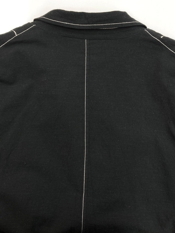 メゾンミハラヤスヒロ Maison MIHARA YASUHIRO 20-21AW TAILORED JACKET テーラード ジャケット MMY ブレザー ホワイトステッチ 黒 A05JK052 サイズ 48 ジャケット ロゴ ブラック 104MT-2120