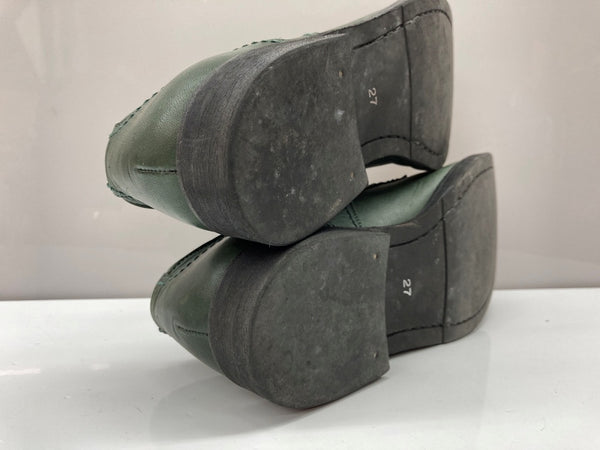 ヨウジヤマモト Yohji Yamamoto POUR HOMME DRESS SHOES ドレス シューズ レースアップ ストレートチップ 革靴 短靴 黒 HU-E06-723 メンズ靴 ブーツ その他 カーキ 27cm 104S-976