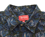 シュプリーム SUPREME 18AW Roses Corduroy Shirt バラ柄 長袖シャツ 青 長袖シャツ ブルー Mサイズ 103MT-2121