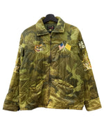 テーラー東洋 TAILOR TOYO SOUVENIR JACKET VIETNAM MAP ベトナム ジャケット ベトジャン マップ ジップアップ 刺繍 緑 ジャケット カモフラージュ・迷彩 グリーン Mサイズ 104MT-1716