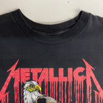 【曜日割引対象外】 ヴィンテージ vintage 90's メタリカ METALLICA NOWHERE ELSE TO ROAM U.S. SUMMER '94 Tシャツ ブラック XLサイズ 201MT-4699 VB