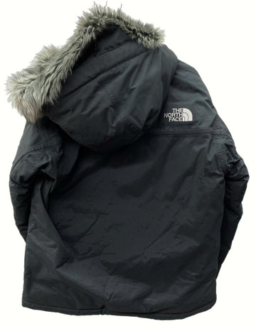 ザノースフェイス THE NORTH FACE ICE JACKET アイスジャケット DOWN ダウンジャケット NYLON ナイロン ファー 刺繍 BLACK 黒 ND01611 ジャケット ロゴ ブラック Mサイズ 104MT-716