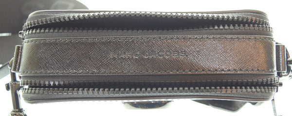 マークジェイコブス MARC JACOBS  THE SNAPSHOT ザ スナップショット ロゴストラップ ダブル ショルダーバッグ  バッグ レディースバッグ ショルダーバッグ・メッセンジャーバッグ ブラック 103B-161