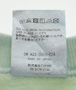 セントマイケル  SAINT MICHAEL 23AW JESUS CREW N SWEAT SHIRT ダメージ加工 ヴィンテージ加工 SM-A23-0000-024 スウェット ブルー LLサイズ 103MT-3009