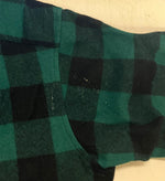 ペンドルトン PENDLETON 70's 70年代 ボードシャツ ネルシャツ ブロックチェック バッファローチェック ウールシャツ  VINTAGE ヴィンテージ 長袖シャツ グリーン Mサイズ 101MT-4976