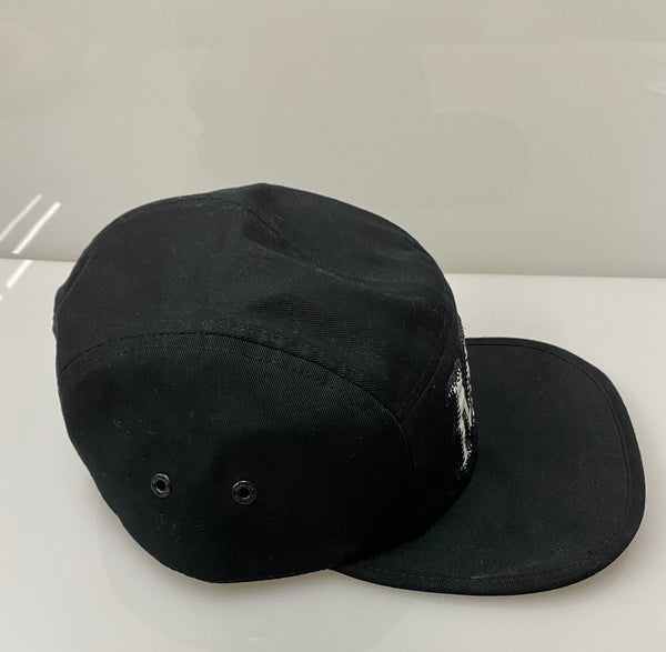 【中古】モンクレール MONCLER FRGMT ベースボールキャップ 帽子 メンズ帽子 キャップ ロゴ ブラック 201goods-346