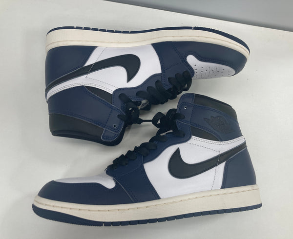 ジョーダン JORDAN Nike Air Jordan 1 Retro High OG Midnight Navy ナイキ エアジョーダン1 レトロ ハイ OG ミッドナイトネイビー DZ5485-401 メンズ靴 スニーカー ホワイト 27.5cm 101sh-1939