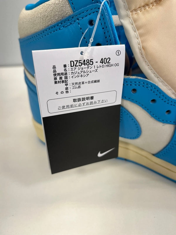 ジョーダン JORDAN Nike Air Jordan 1 Retro High OG UNC Reimagined ナイキ エアジョーダン1 レトロ ハイ OG UNC リイマジンド DZ5485-402 メンズ靴 スニーカー ホワイト 27cm 101sh-2121