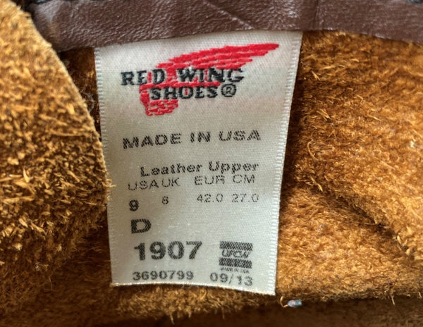レッドウィング RED WING 6-inch Classic Moc インチ クラシックモック モカシン 革靴 レースアップ シューズ 9D 茶 1907 メンズ靴 ブーツ ワーク ブラウン 27cm 104S-765