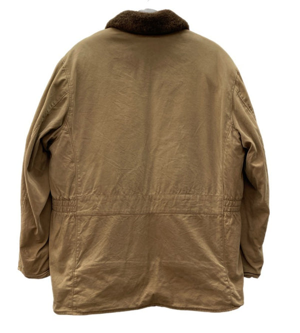 ラルフローレン RalphLauren 90s 90年代 ボアジャケット フライトジャケット ムートン シープスキン 茶 ジャケット 無地 ブラウン Lサイズ 104MT-2238