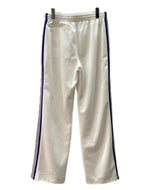 ニードルス Needles Poly Smooth Track Pant ポリー スムース トラック パンツ サイドライン 蝶 ジップポケット ジャージ 白 刺繍 MR286 ボトムスその他 ホワイト Mサイズ 104MB-194