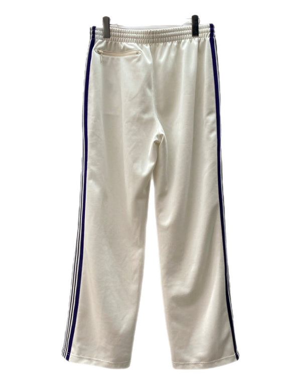 ニードルス Needles Poly Smooth Track Pant ポリー スムース トラック パンツ サイドライン 蝶 ジップポケット ジャージ 白 刺繍 MR286 ボトムスその他 ホワイト Mサイズ 104MB-194