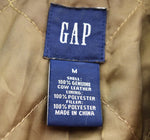 ギャップ GAP OLD GAP 08AW 00'S カウレザー ダブル ライダース オールド キャメル ジャケット ベージュ Mサイズ 103MT-2699