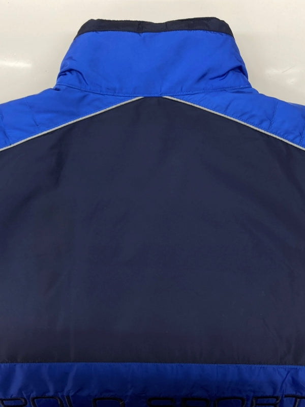 ラルフローレン RalphLauren POLO SPORT 90s REVERSIBLE DOWN PUFFER JACKET リバーシブル ダウン パファー ジャケット ジップアップ アウター 青 紺 ジャケット ロゴ ネイビー Mサイズ 104MT-2143